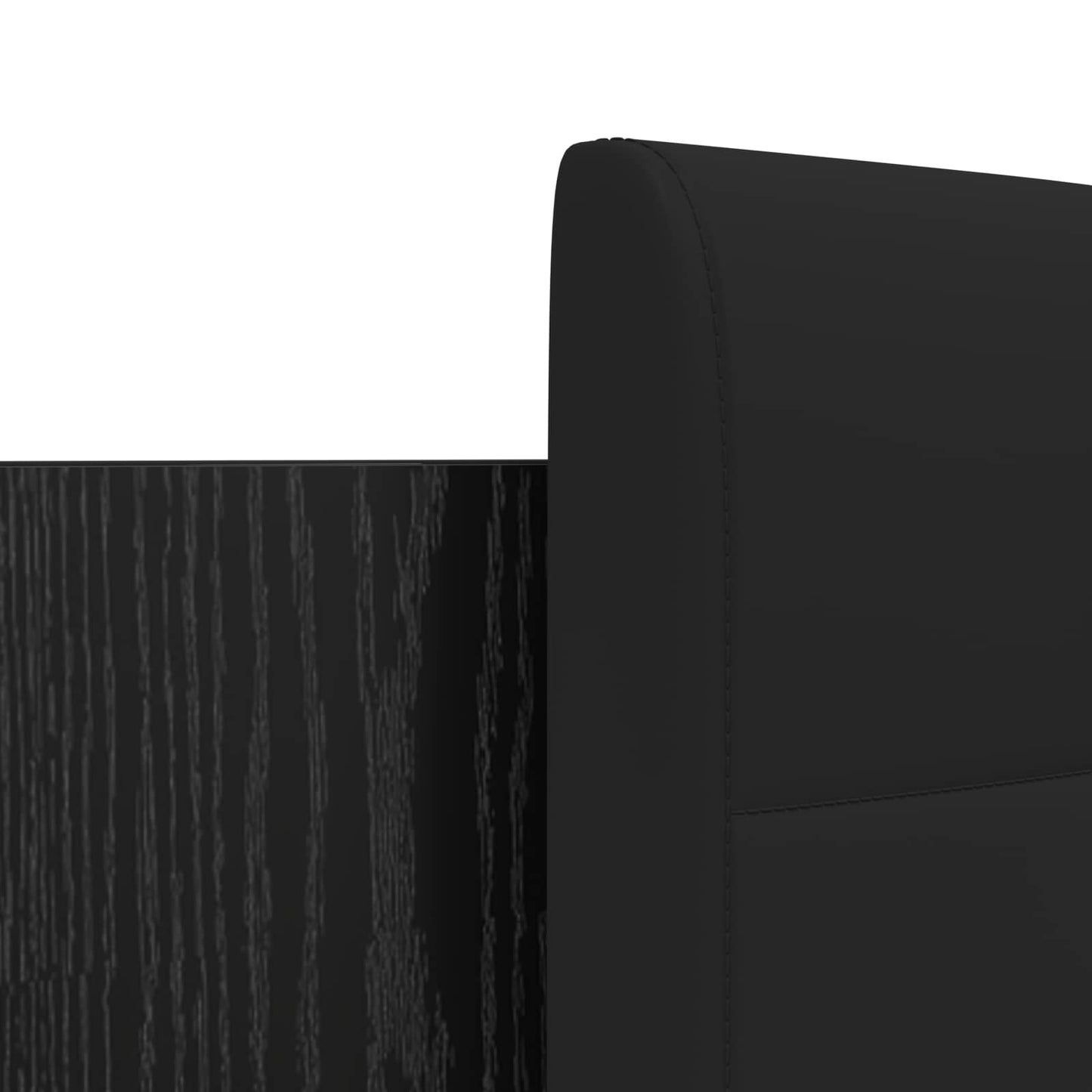 Bed Frame with Headboard Black Oak 120 x 200 cm Engineered Wood