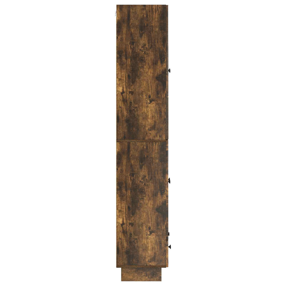 Cabinet Set 2 pcs Smoked Oak Engineered Wood