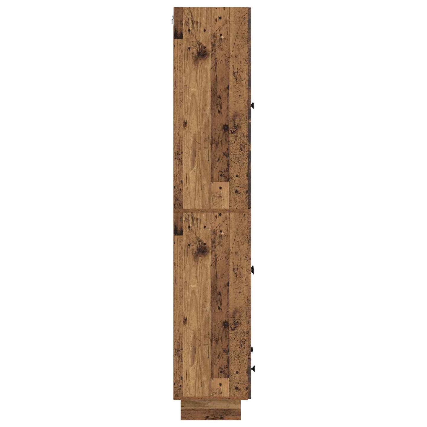 Cabinet Set 2 pcs Old Wood 66 x 34.5 x 95 cm Engineered Wood