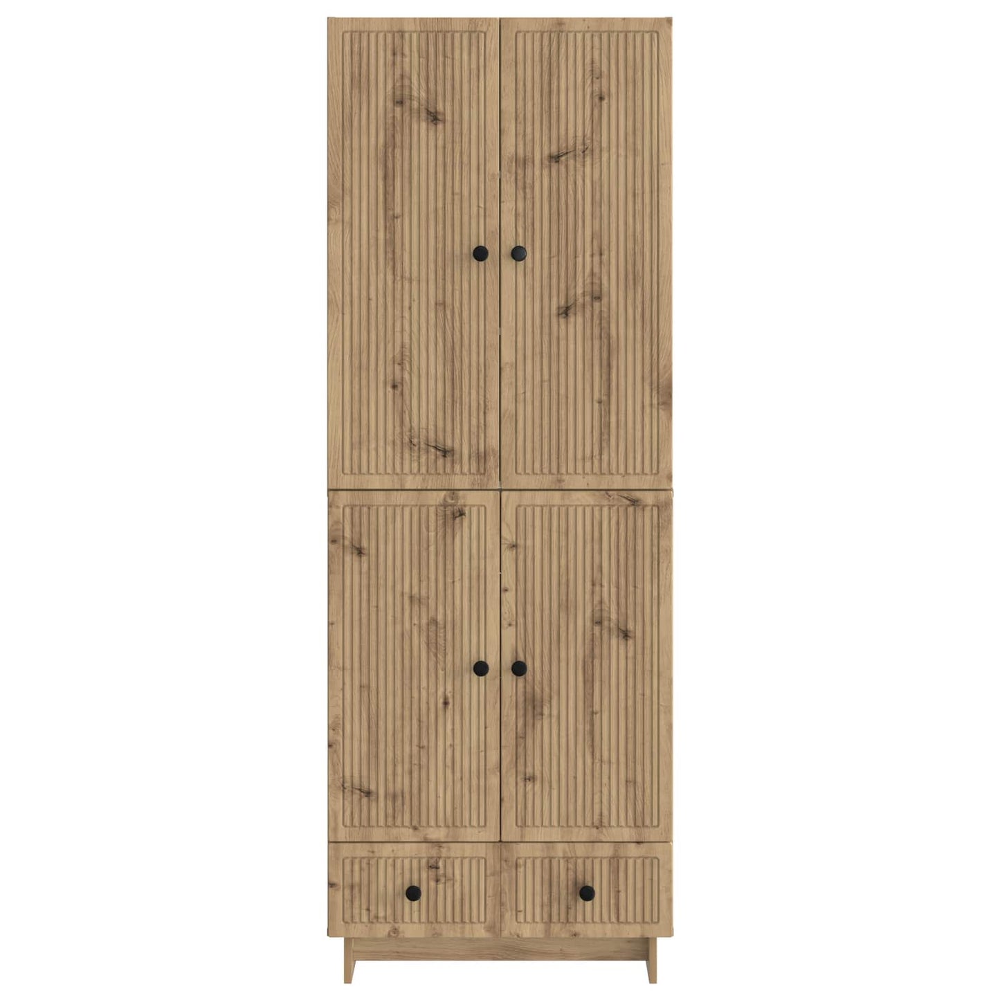 Cabinet Set 2 pcs Artisan Oak 66 x 34.5 x 95 cm Engineered Wood