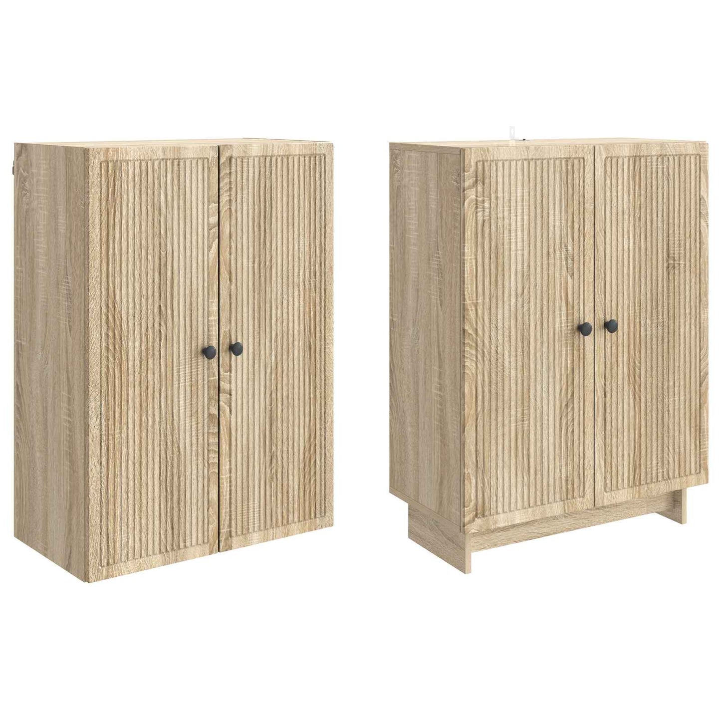 Cabinet Set 2 pcs Sonoma Oak 66 x 34.5 x 90 cm Engineered Wood