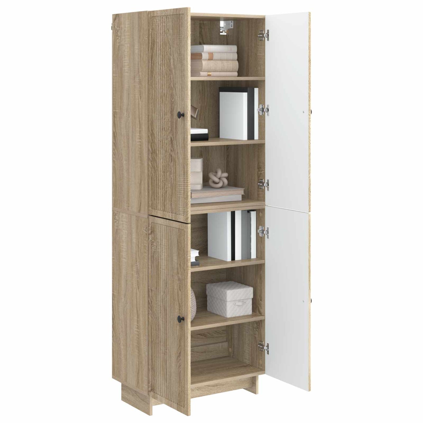 Cabinet Set 2 pcs Sonoma Oak Engineered Wood
