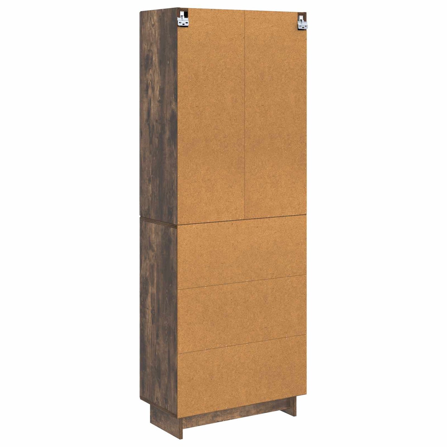 Cabinet Set 2 pcs Smoked Oak 66 x 34.5 x 90 cm Engineered Wood
