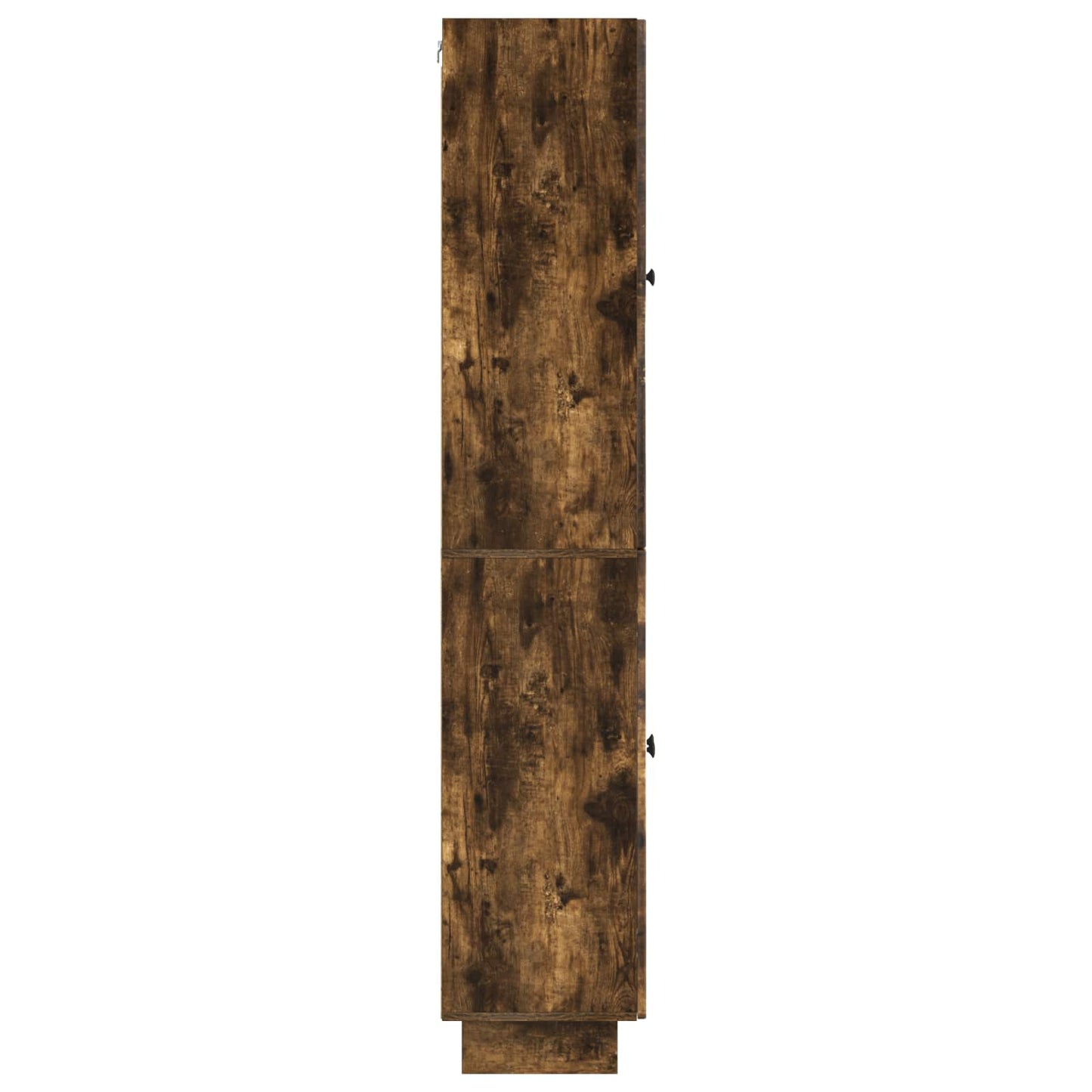 Cabinet Set 2 pcs Smoked Oak Engineered Wood