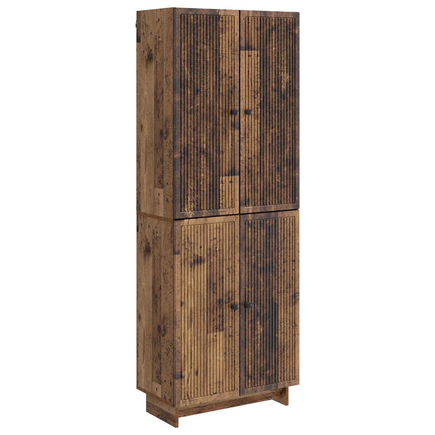 Cabinet Set 2 pcs Old Wood 66 x 34.5 x 90 cm Engineered Wood