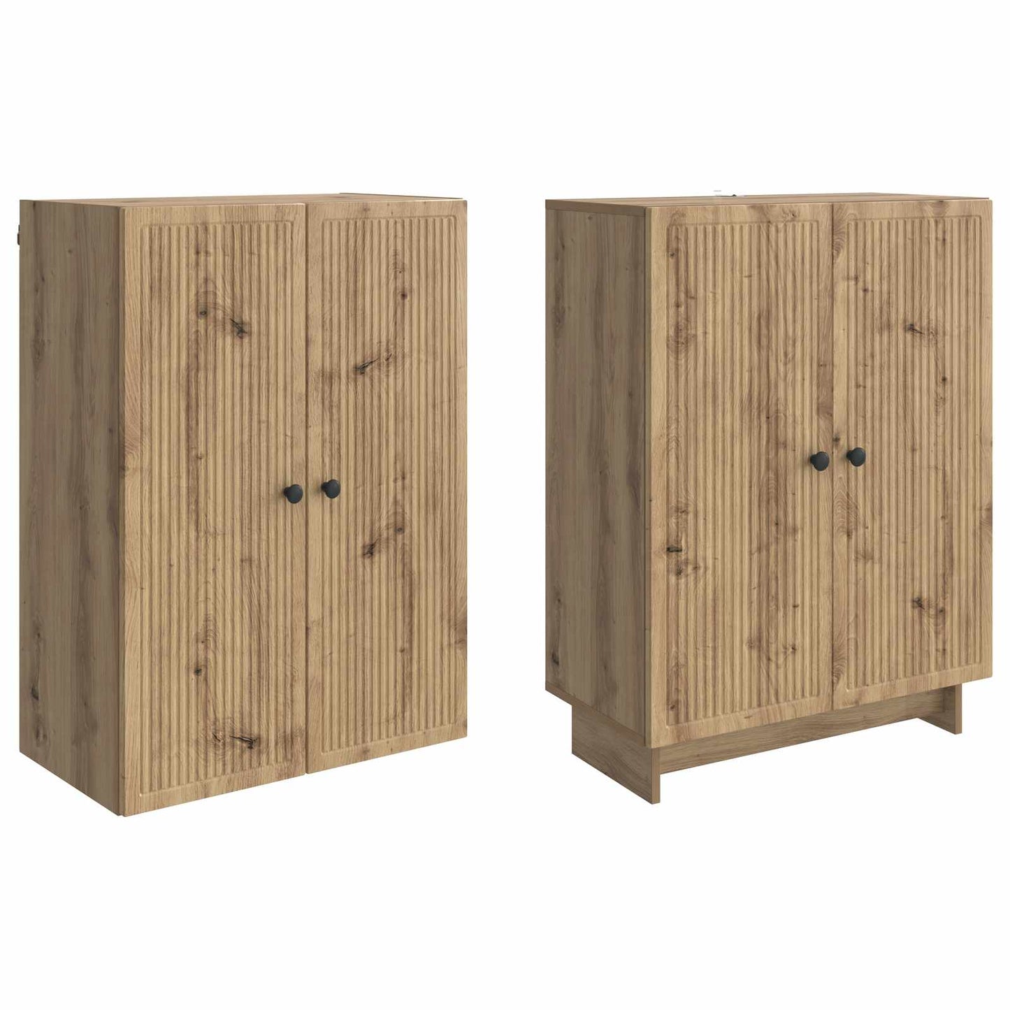 Cabinet Set 2 pcs Artisan Oak Engineered Wood
