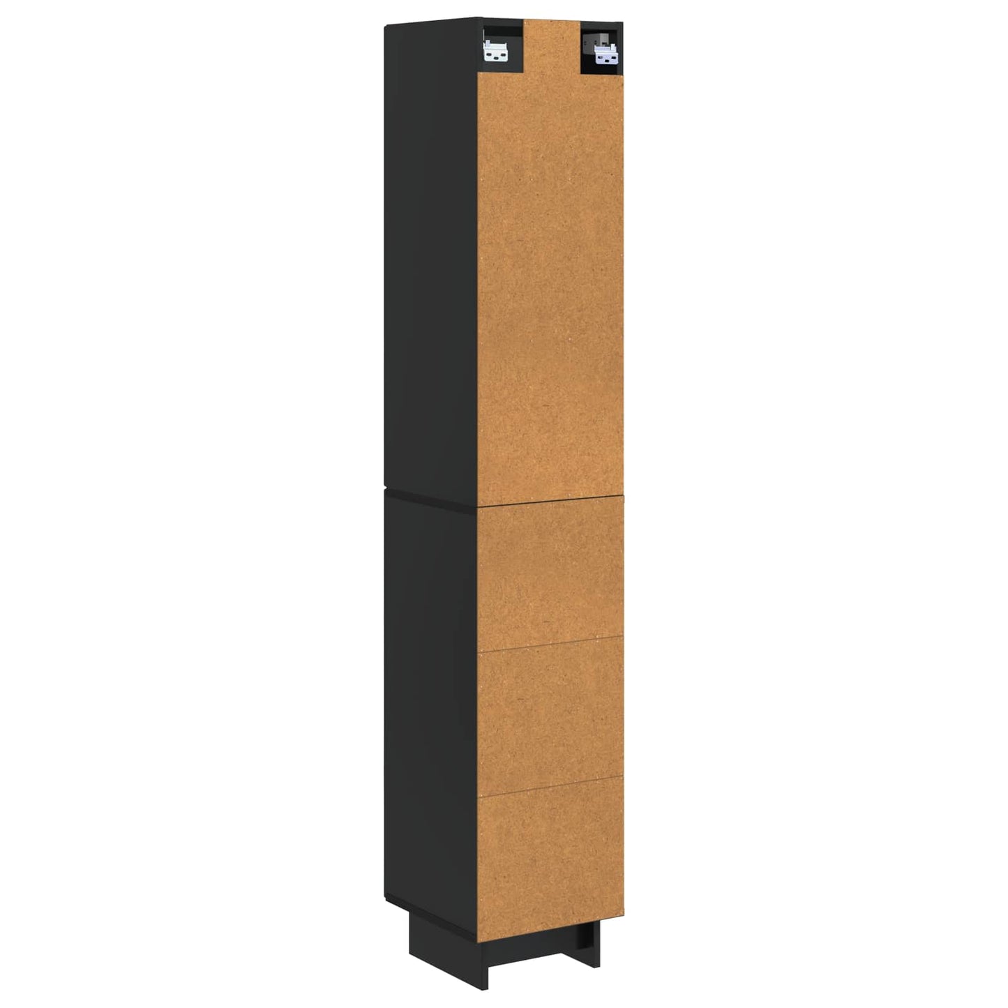 Cabinet Set 2 pcs Black 34.5 x 33 x 90 cm Engineered Wood