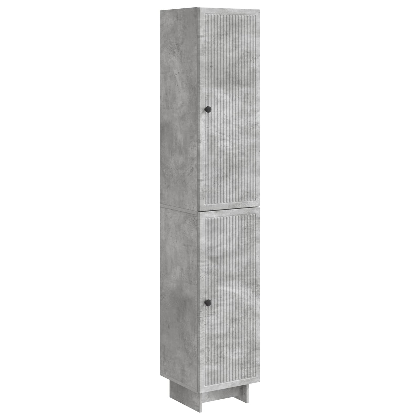 Cabinet Set 2 pcs Concrete Grey 34.5 x 33 x 90 cm