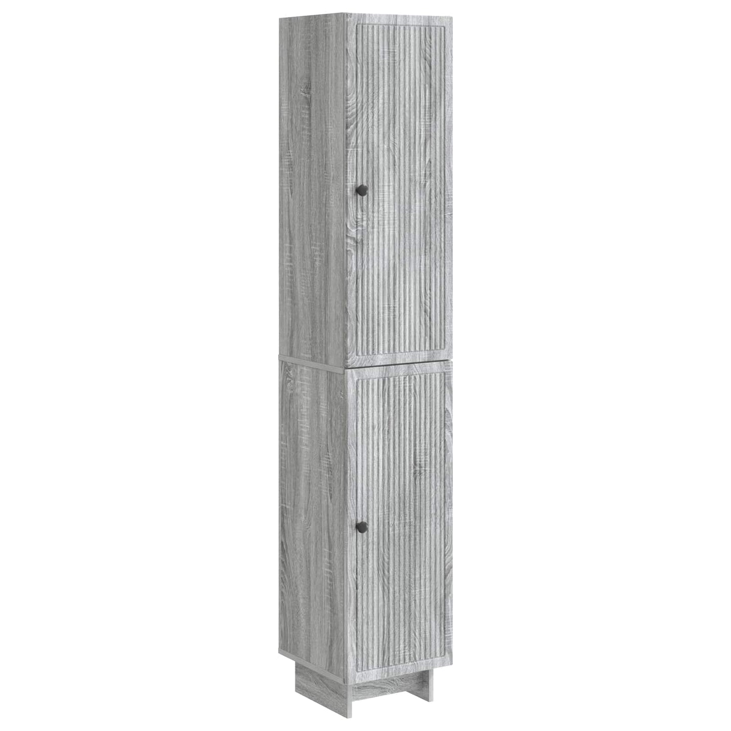 Cabinet Set 2 pcs Grey Sonoma 34.5 x 33 x 90 cm Engineered Wood