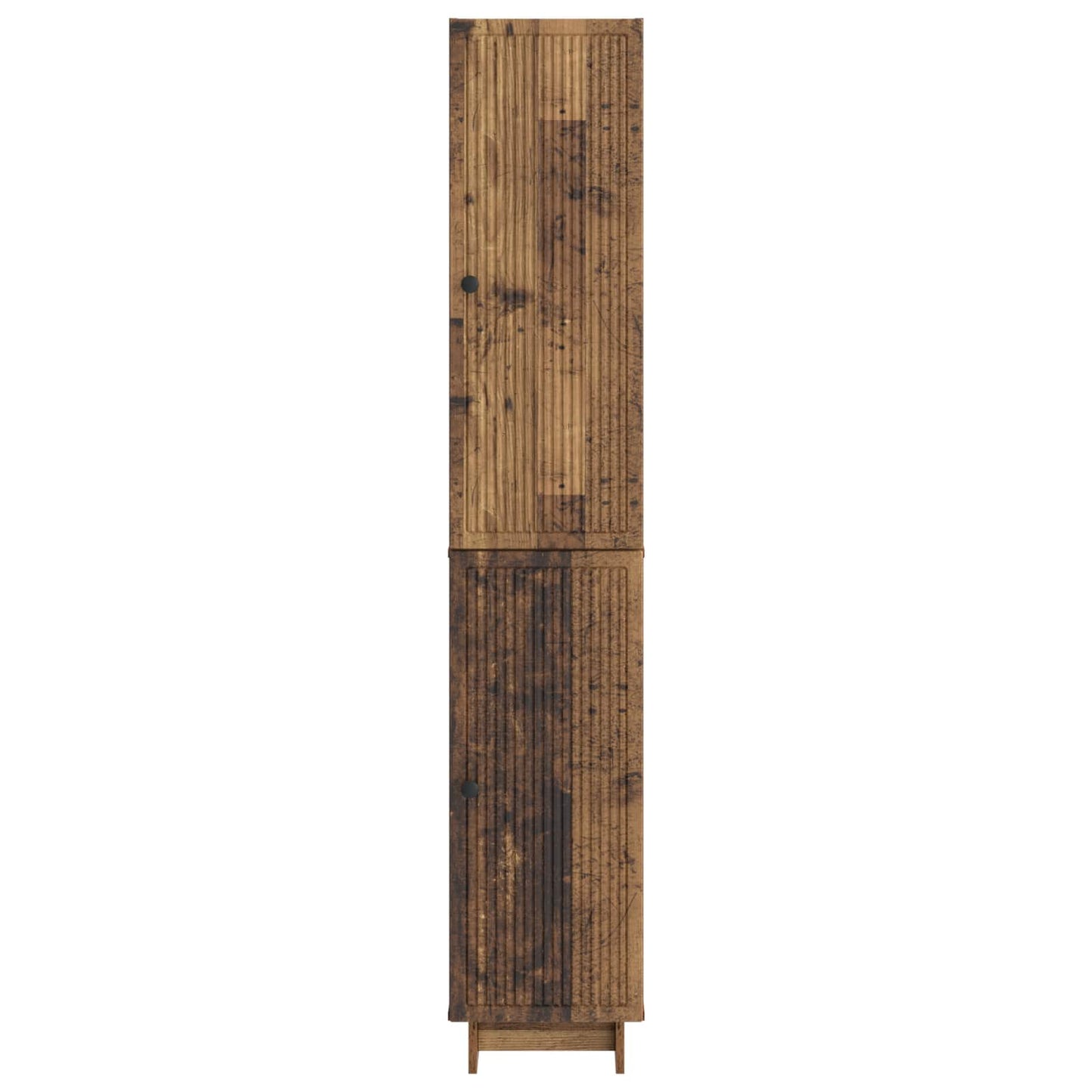Cabinet Set 2 pcs Old Wood 34.5 x 33 x 90 cm Engineered Wood