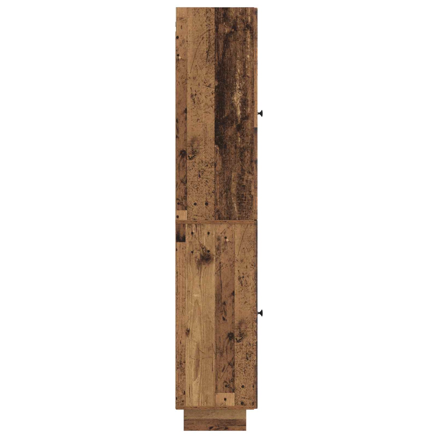 Cabinet Set 2 pcs Old Wood 34.5 x 33 x 90 cm Engineered Wood