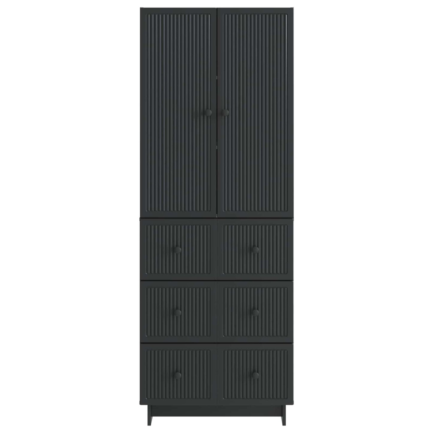 Cabinet Set 2 pcs 66 x 34.5 x 90 cm Engineered Wood