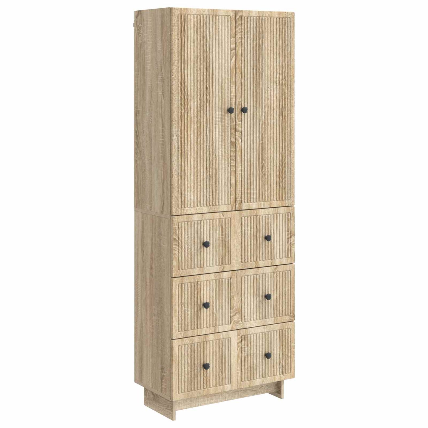 Cabinet Set 2 pcs 66 x 34.5 x 90 cm Engineered Wood