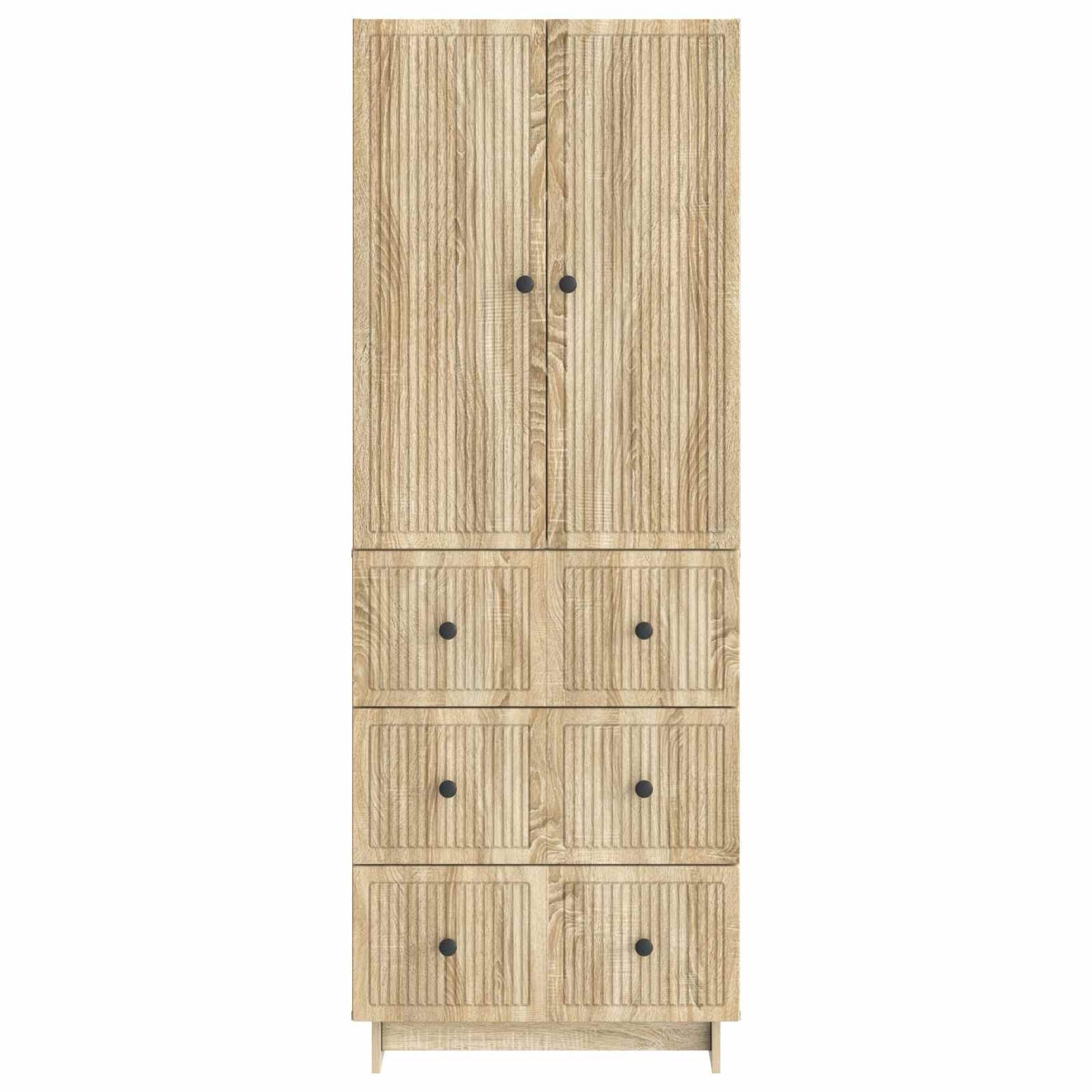 Cabinet Set 2 pcs 66 x 34.5 x 90 cm Engineered Wood