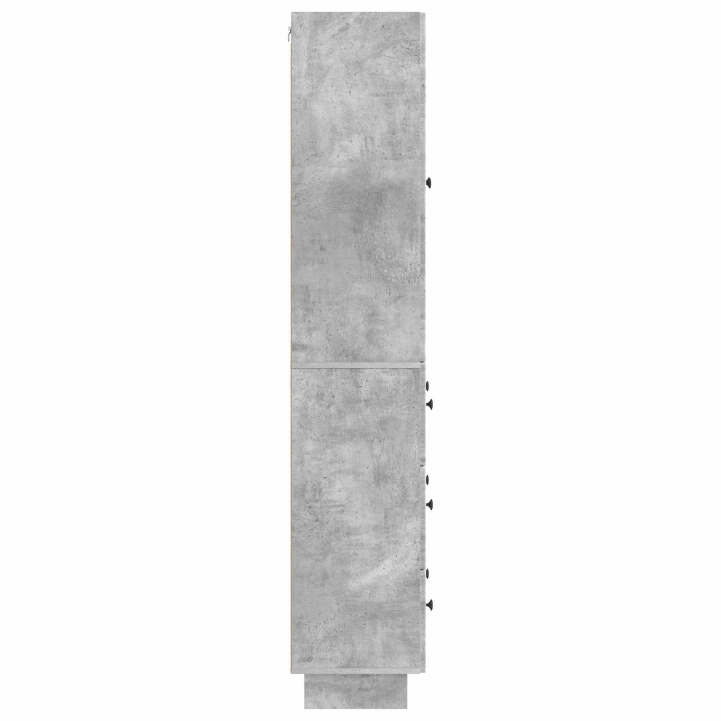 Cabinet Set 2 pcs Concrete Grey 66 x 34.5 x 90 cm