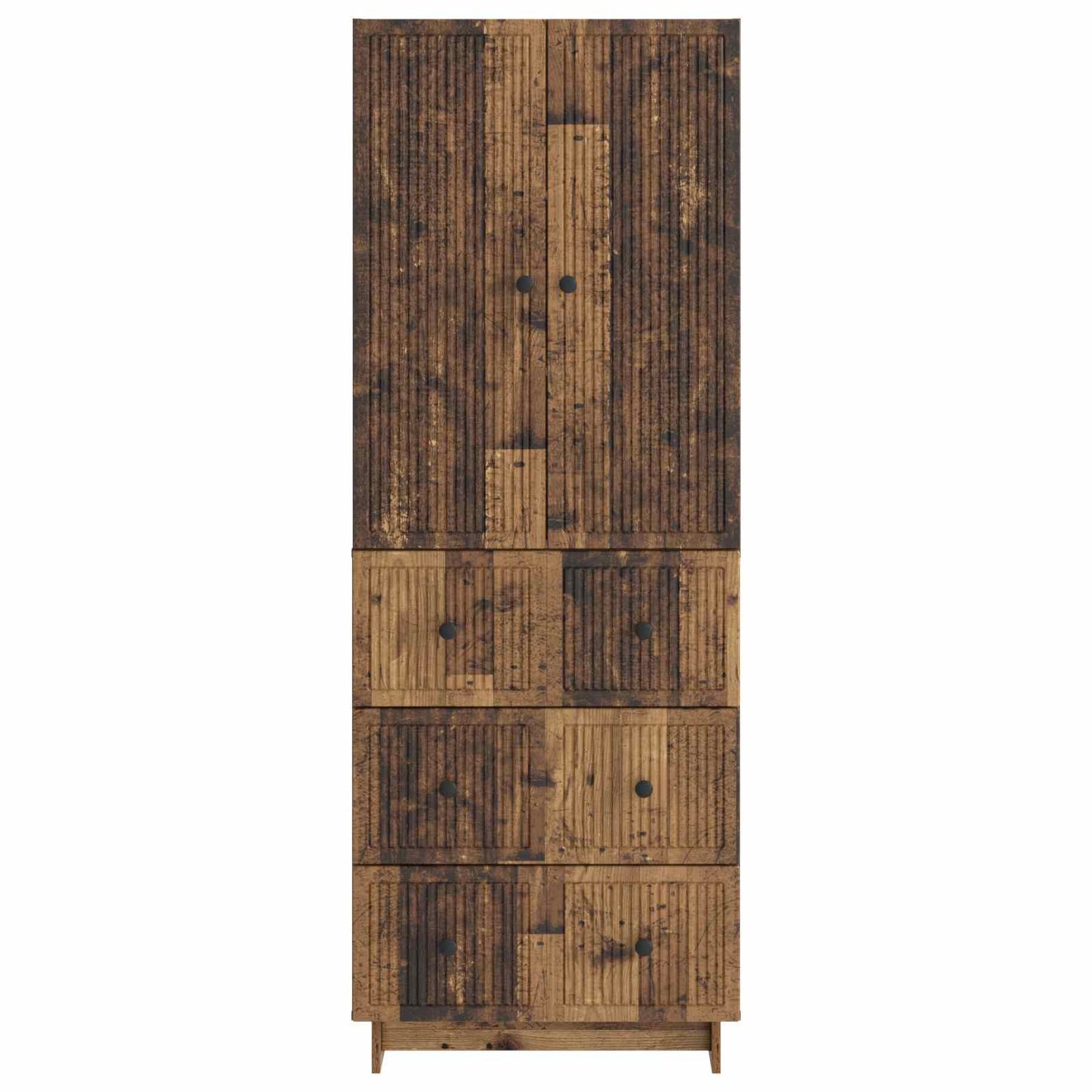 Cabinet Set 2 pcs 66 x 34.5 x 90 cm Engineered Wood