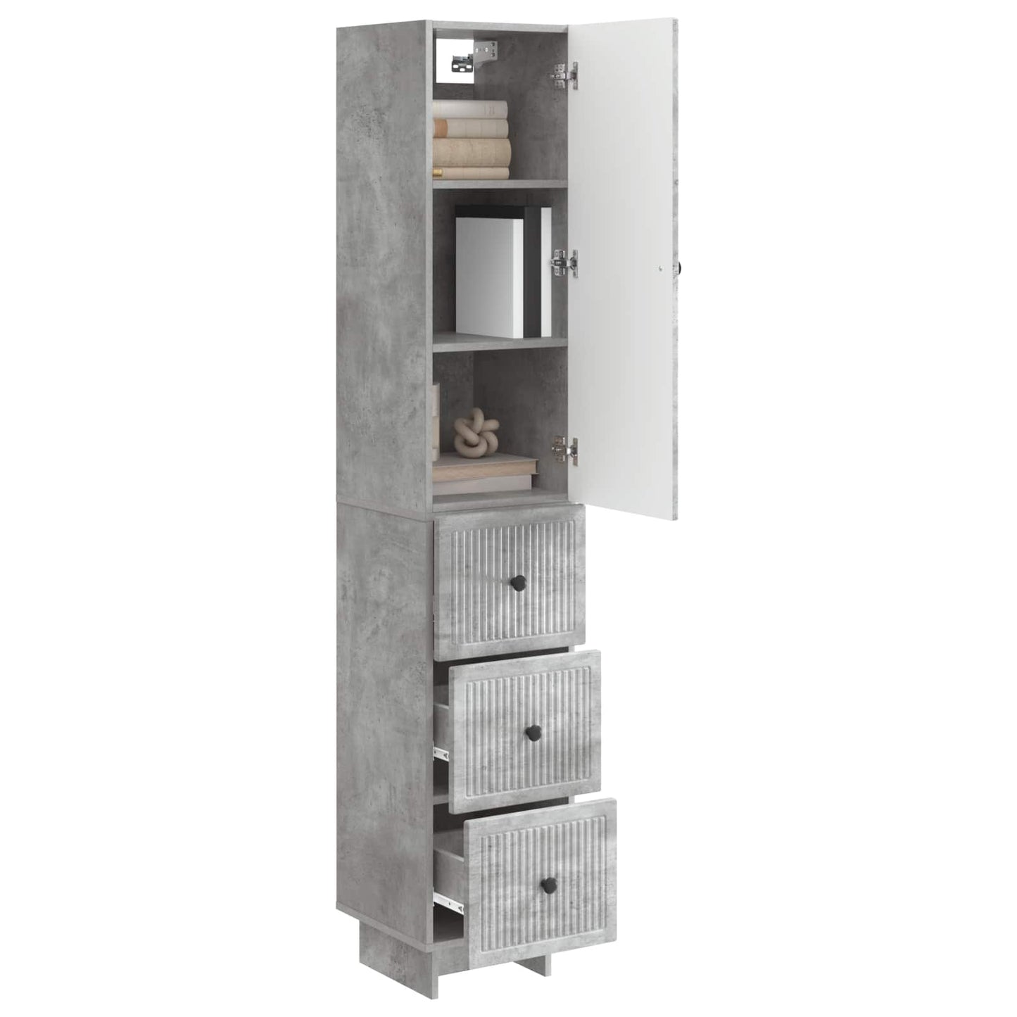 Cabinet Set 2 pcs 33 x 34.5 x 90 cm Engineered Wood