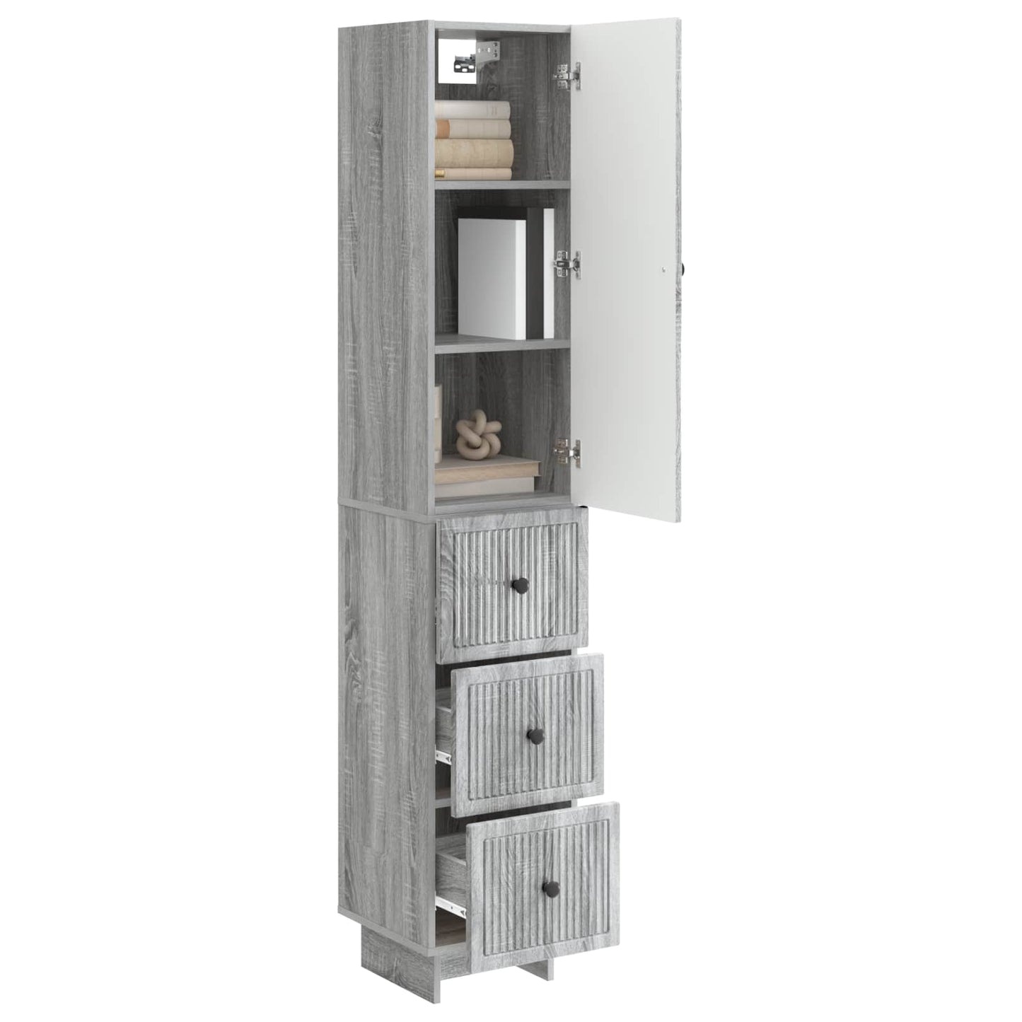 Cabinet Set 2 pcs Engineered Wood
