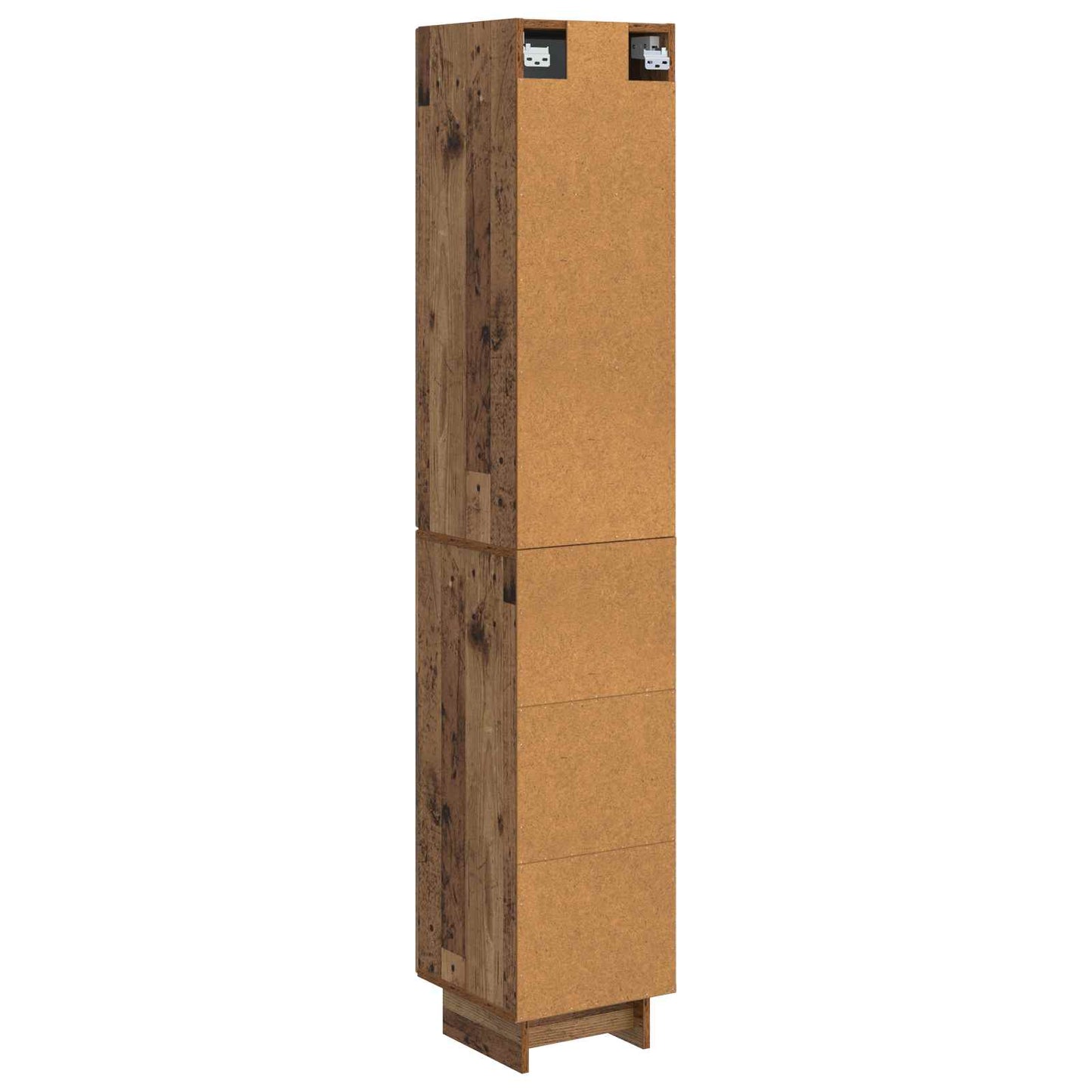 Cabinet Set 2 pcs Old Wood 33 x 34.5 x 90 cm Engineered Wood