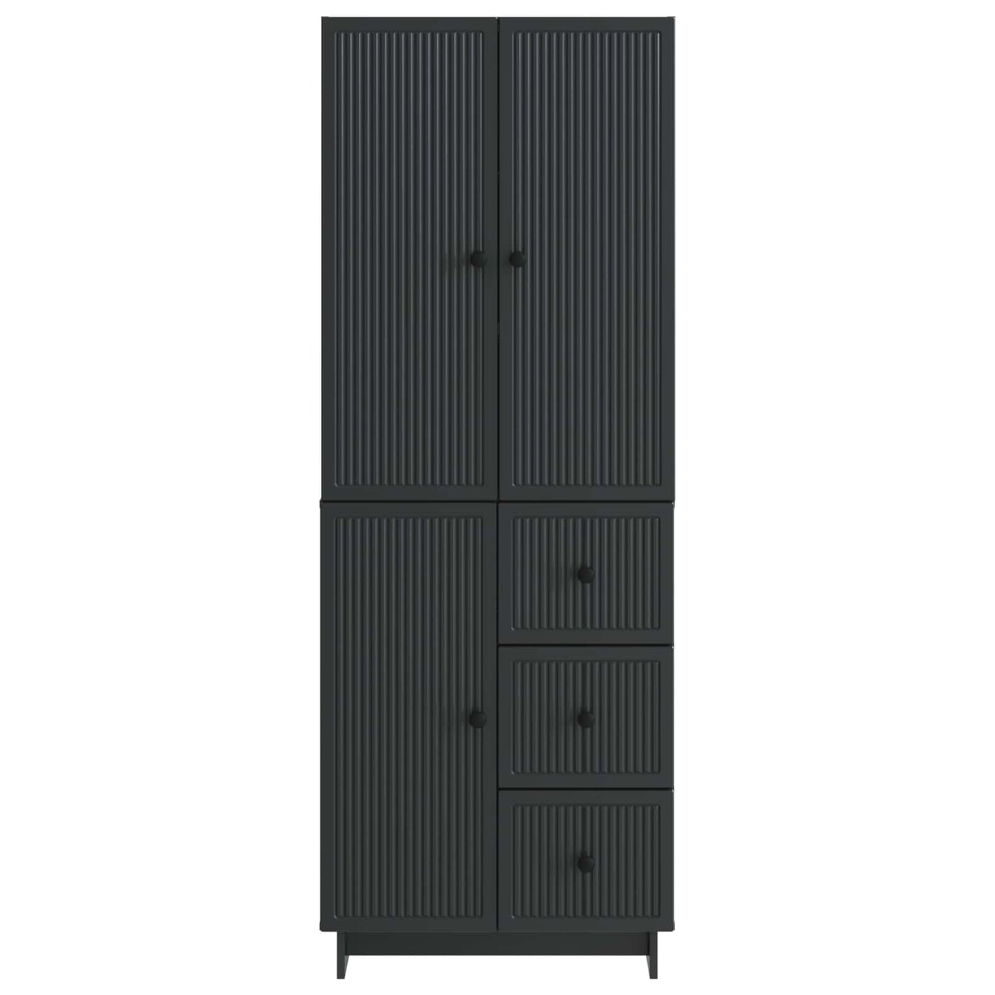 Cabinet Set 2 pcs 66 x 34.5 x 90 cm Engineered Wood