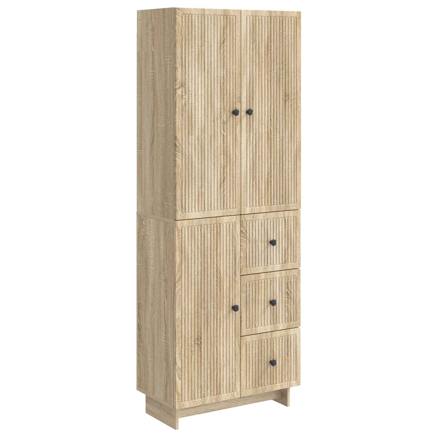 Cabinet Set 2 pcs 66 x 34.5 x 90 cm Engineered Wood