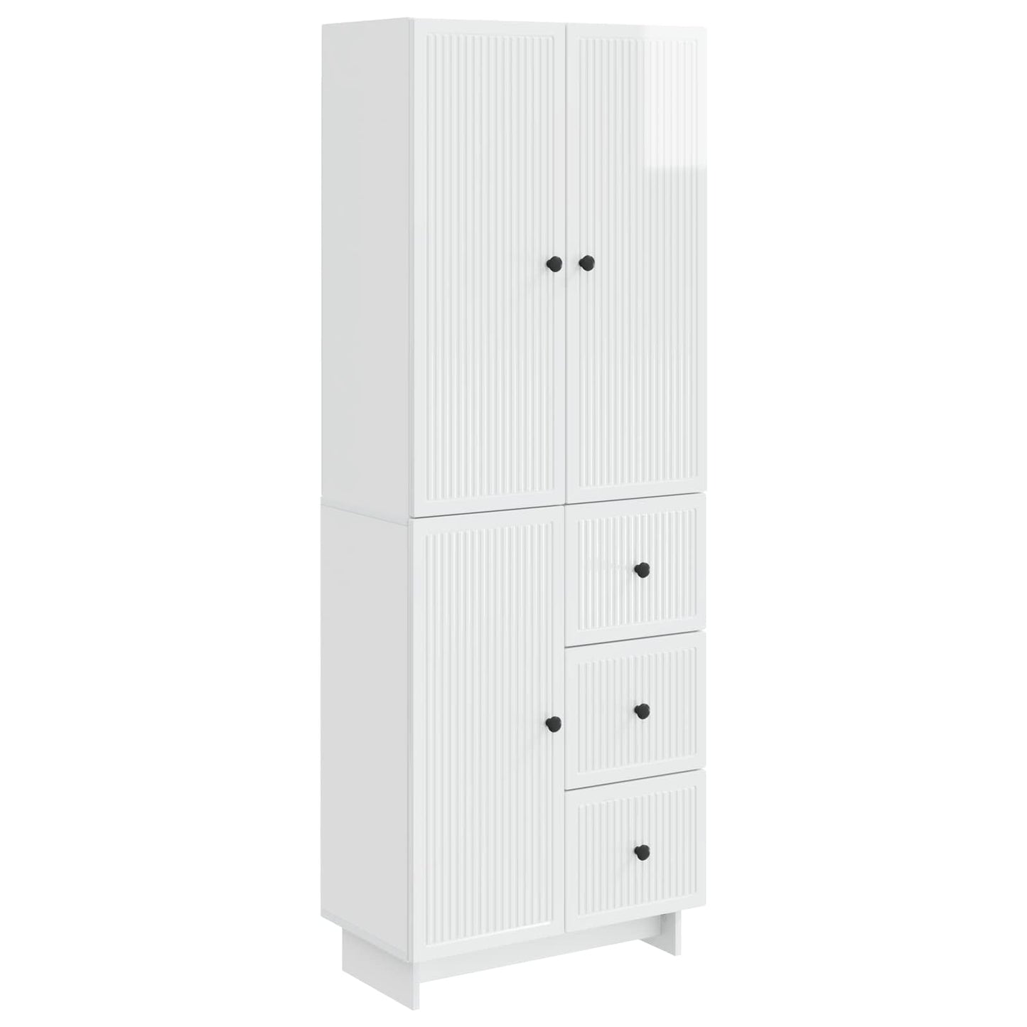 Cabinet Set 2 pcs 66 x 34.5 x 90 cm Engineered Wood