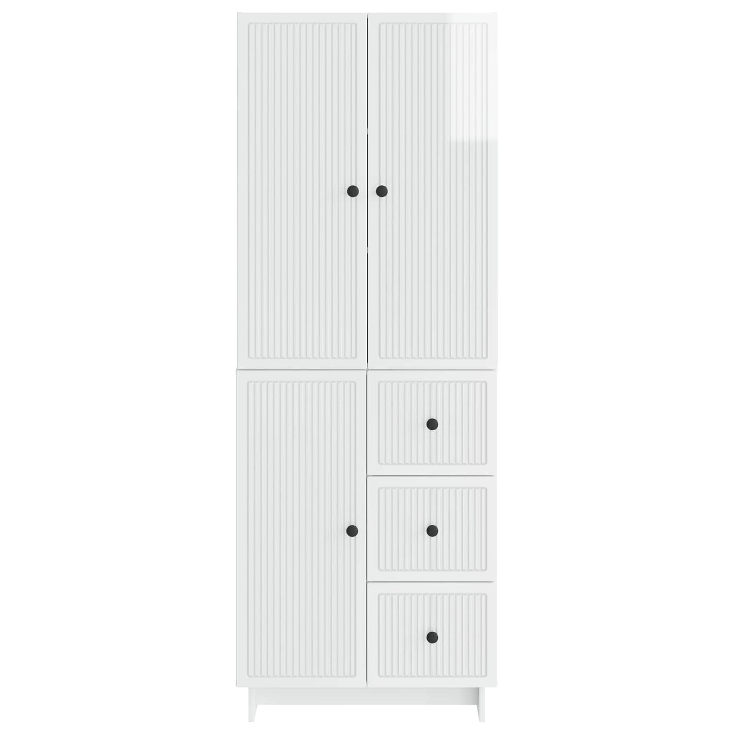 Cabinet Set 2 pcs 66 x 34.5 x 90 cm Engineered Wood