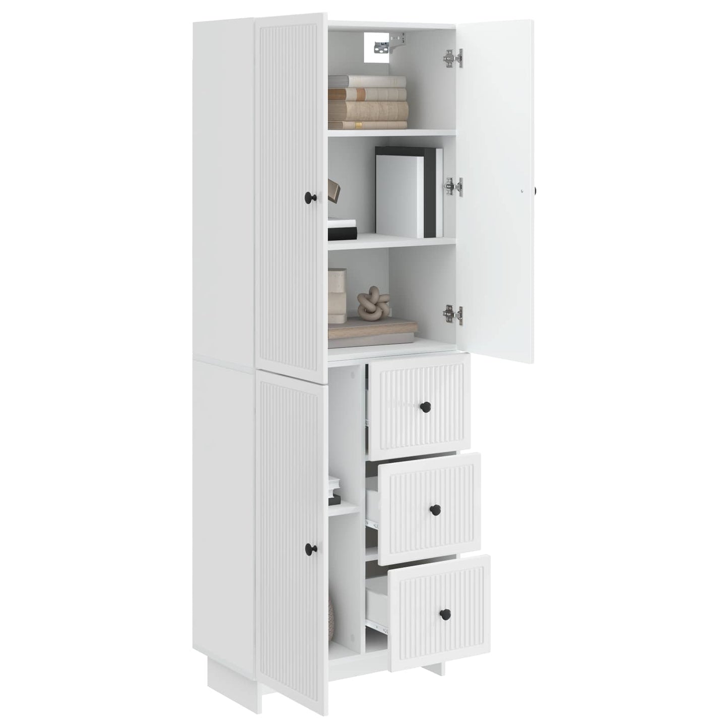 Cabinet Set 2 pcs 66 x 34.5 x 90 cm Engineered Wood