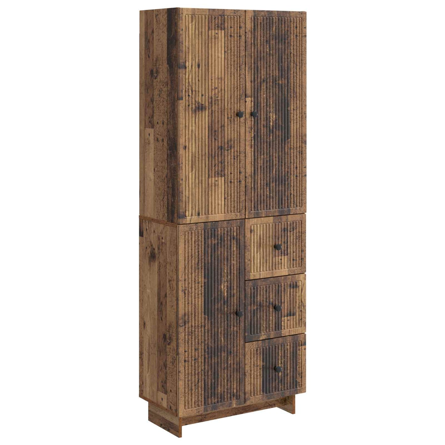 Cabinet Set 2 pcs 66 x 34.5 x 90 cm Engineered Wood