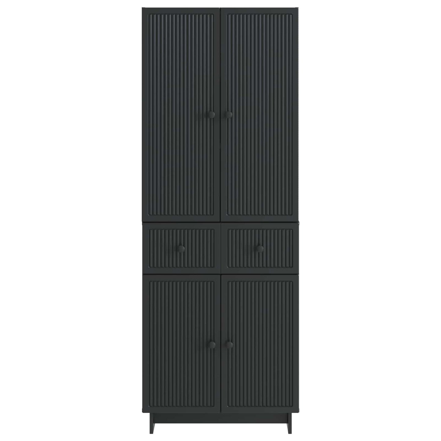 Cabinet Set 2 pcs 66 x 34.5 x 90 cm Engineered Wood
