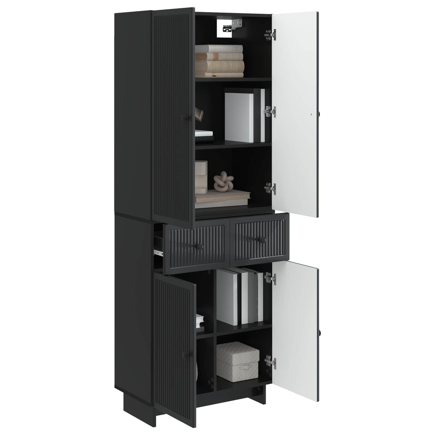 Cabinet Set 2 pcs Engineered Wood