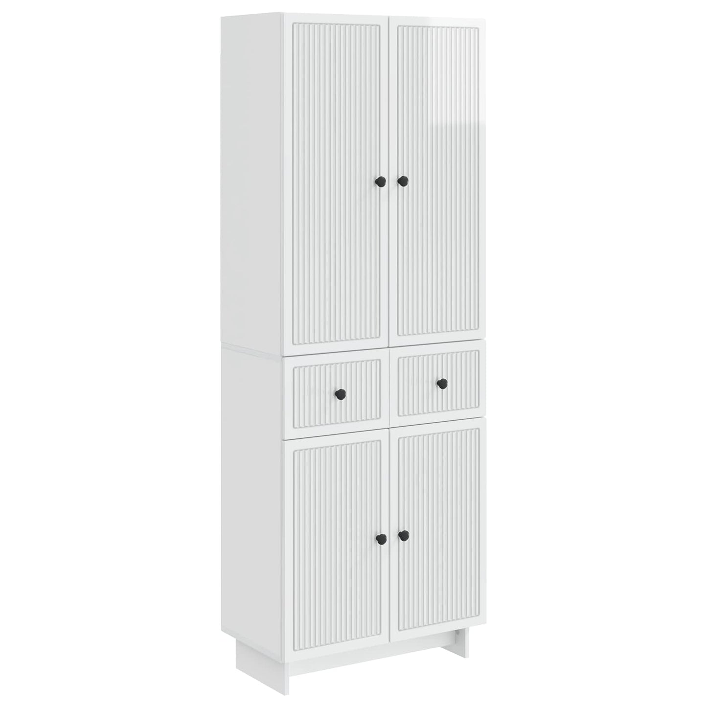 Cabinet Set 2 pcs 66 x 34.5 x 90 cm Engineered Wood