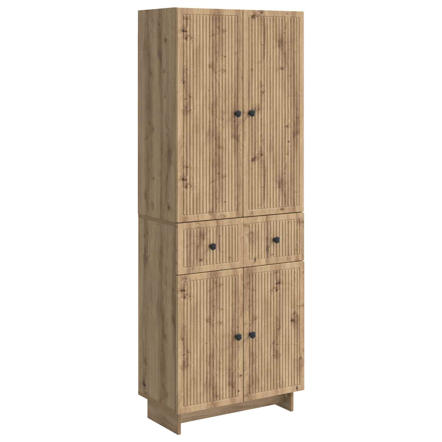 Cabinet Set 2 pcs 66 x 34.5 x 90 cm Engineered Wood