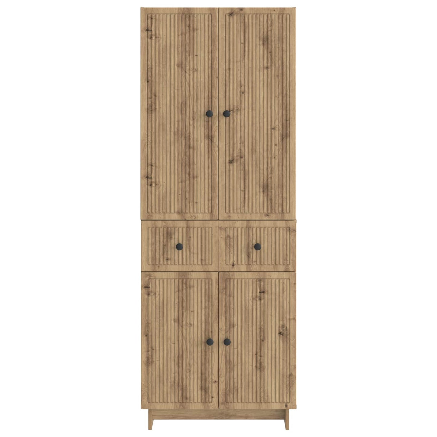 Cabinet Set 2 pcs 66 x 34.5 x 90 cm Engineered Wood