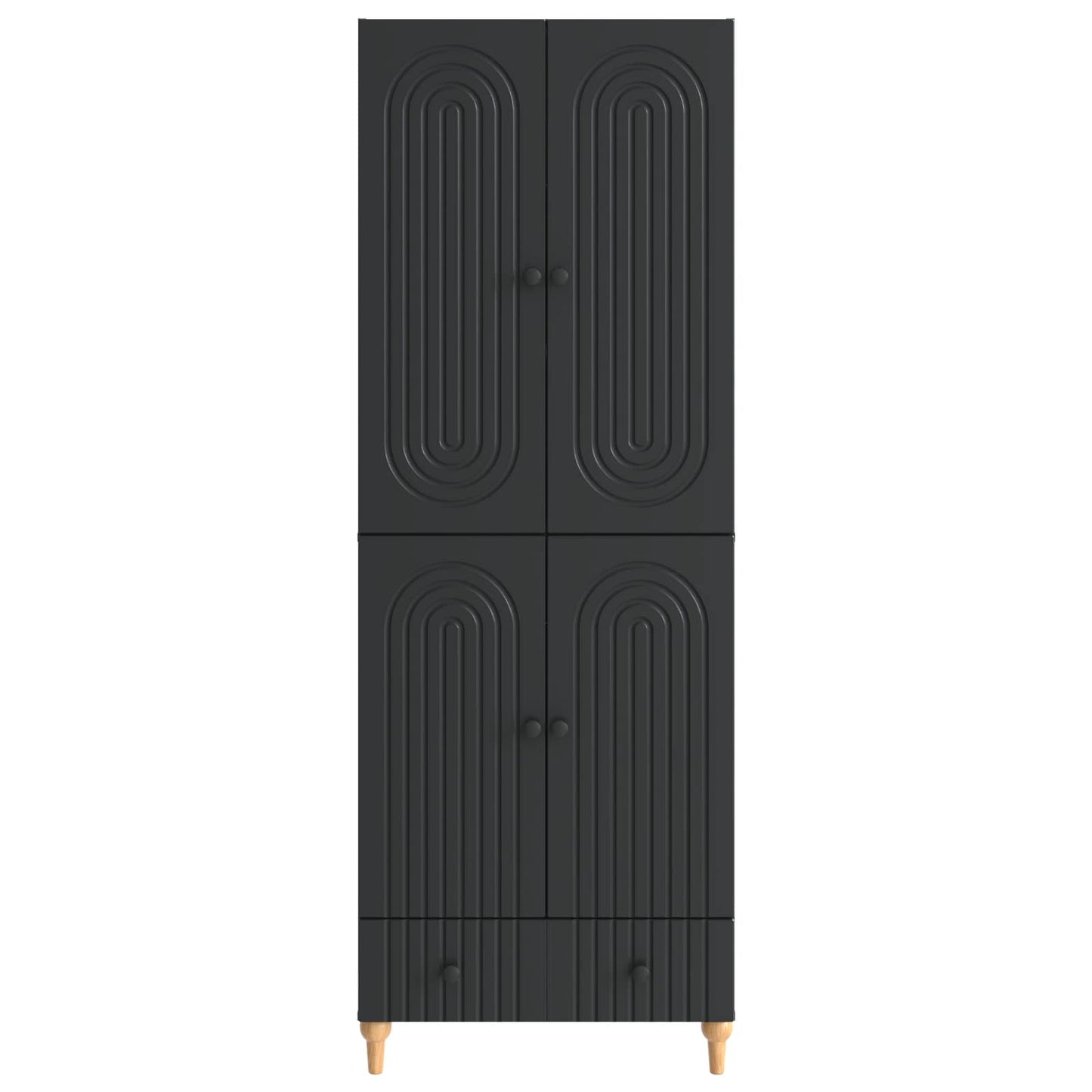 Cabinet Set 2 pcs 66 x 34.5 x 95 cm Engineered Wood