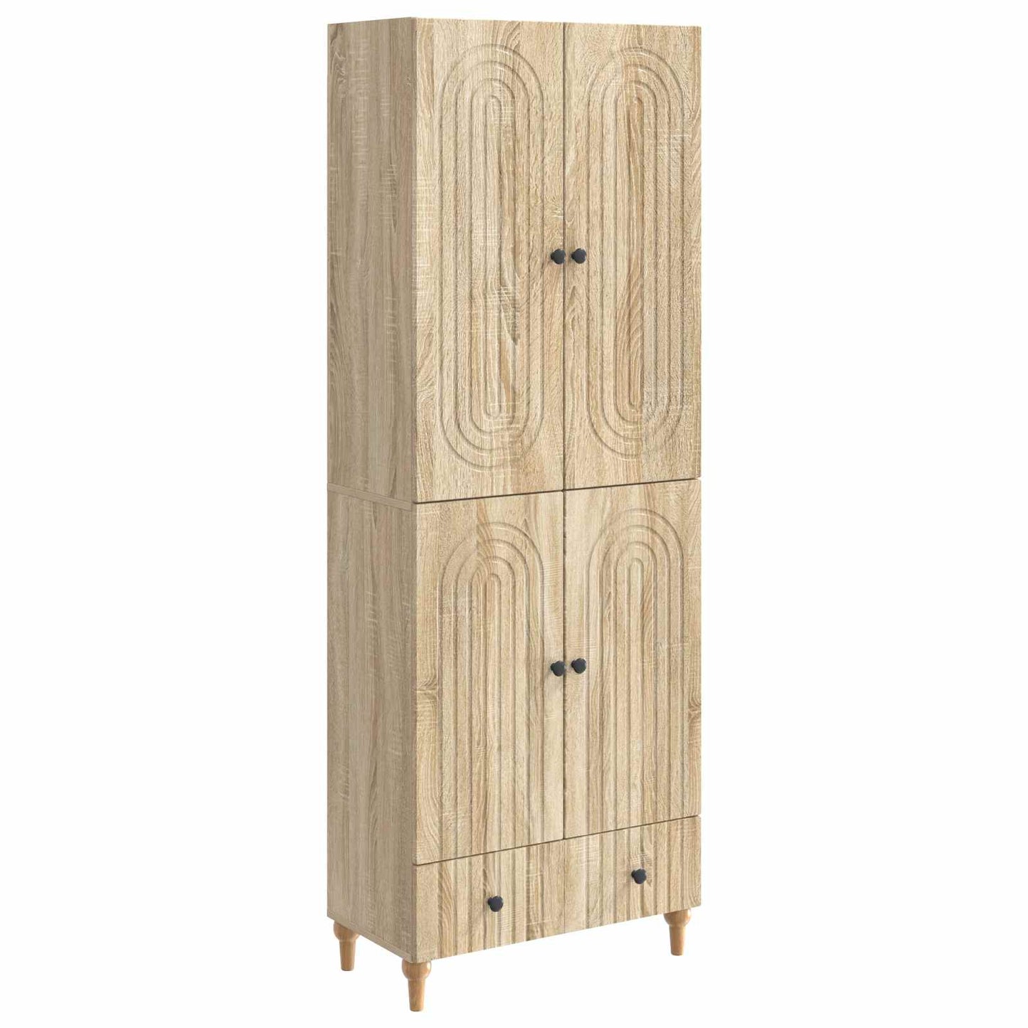 Cabinet Set 2 pcs Engineered Wood