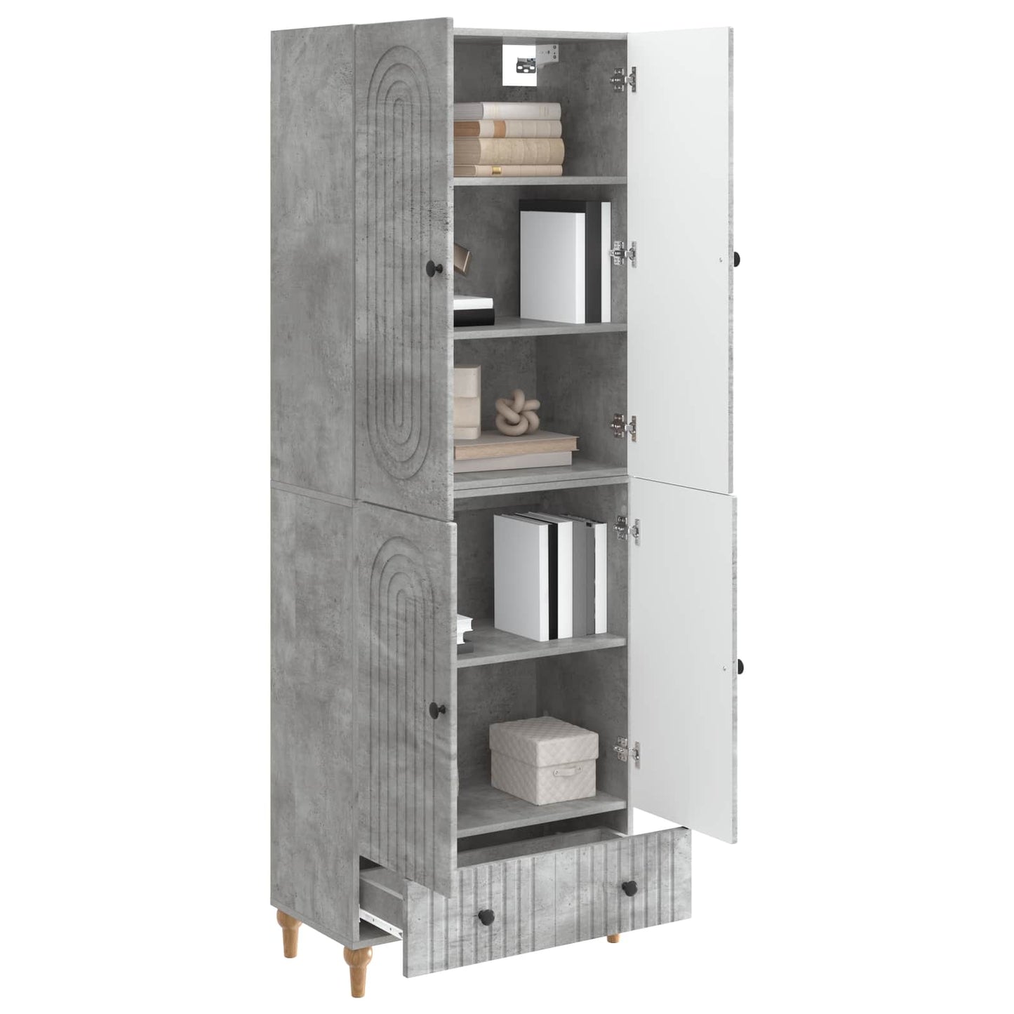 Cabinet Set 2 pcs Engineered Wood
