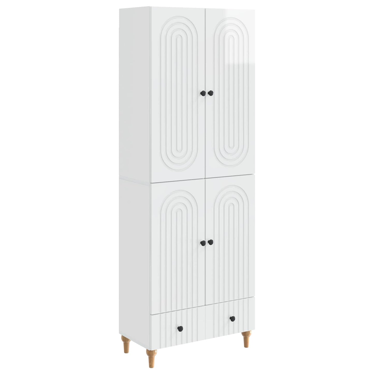 Cabinet Set 2 pcs 66 x 34.5 x 95 cm Engineered Wood