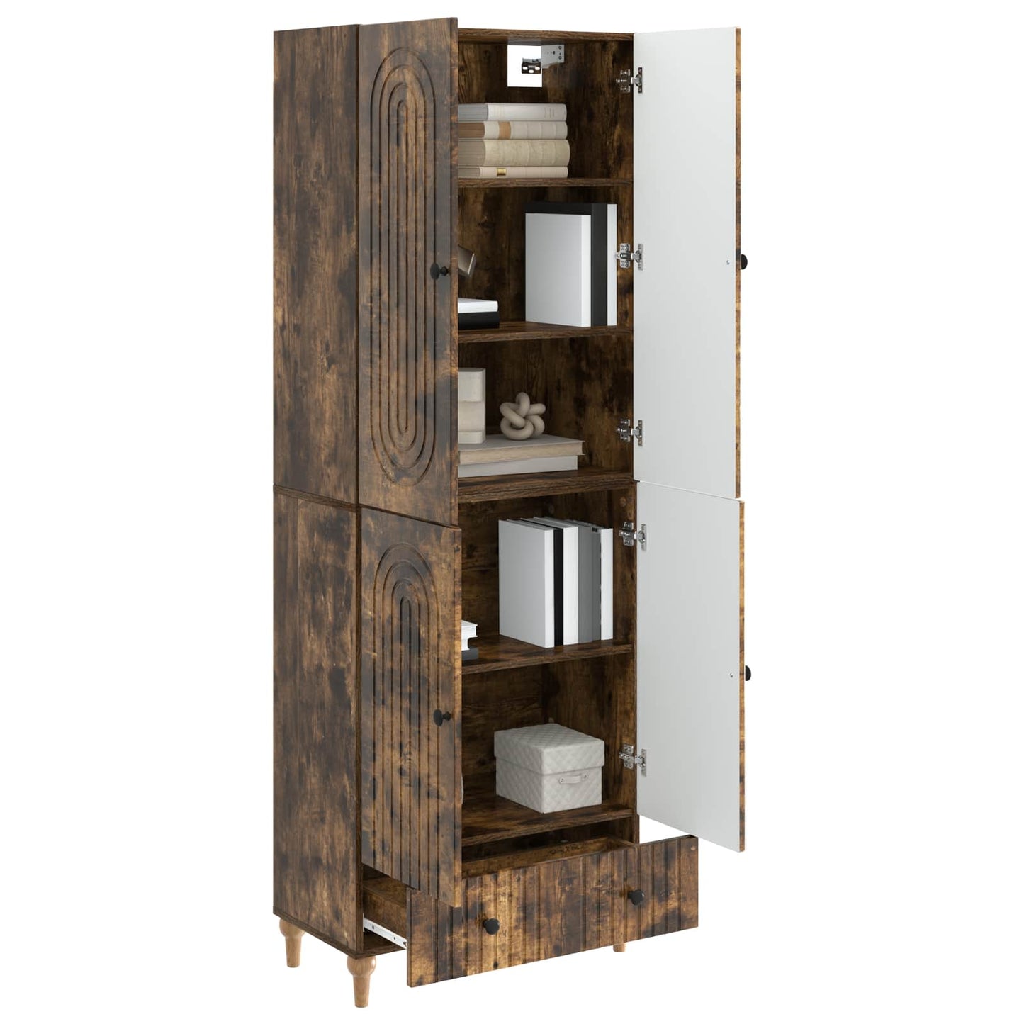 Cabinet Set 2 pcs Engineered Wood