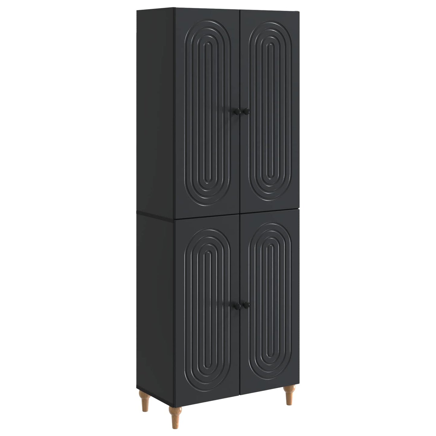 Cabinet Set 2 pcs 66 x 34.5 x 90 cm Engineered Wood