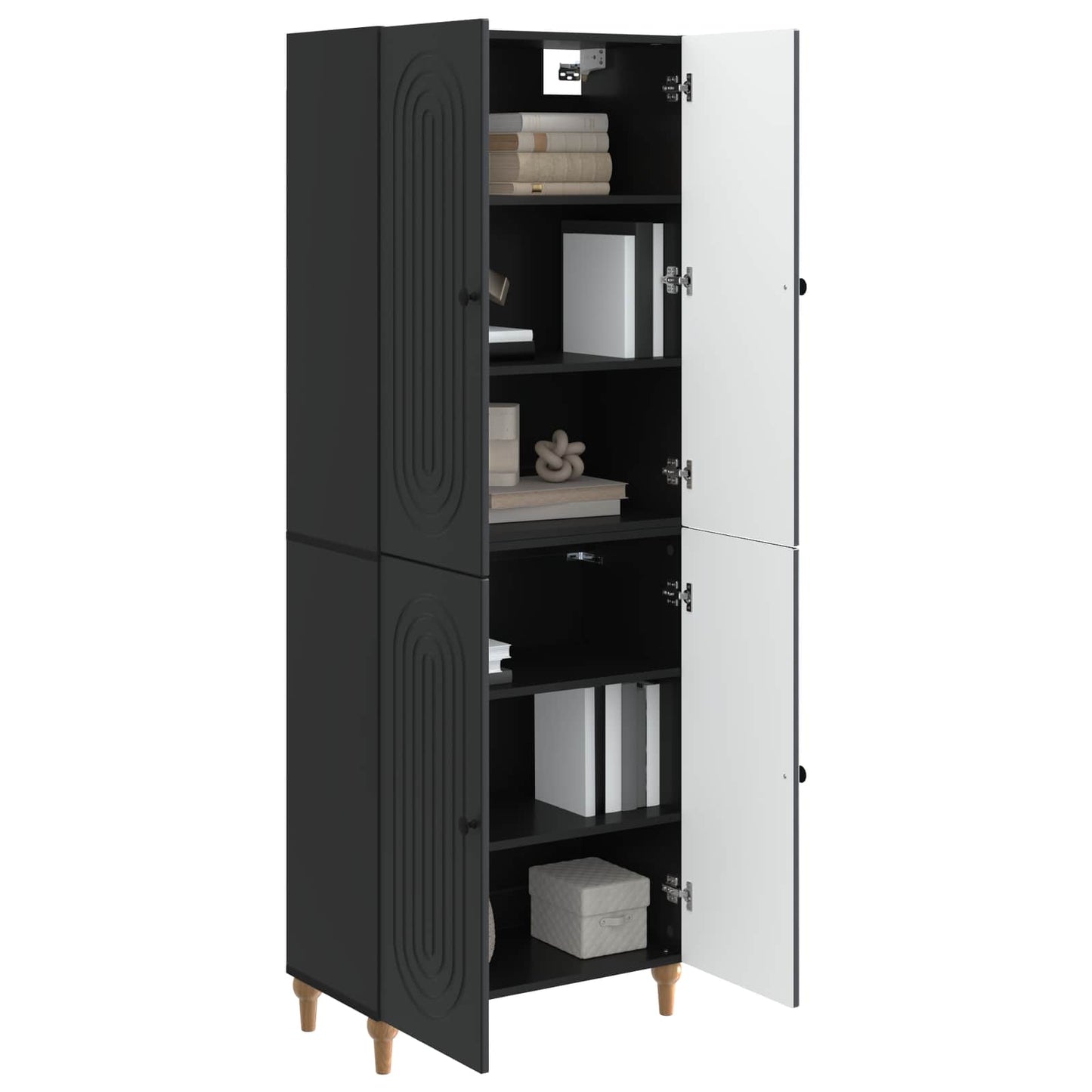 Cabinet Set 2 pcs Engineered Wood