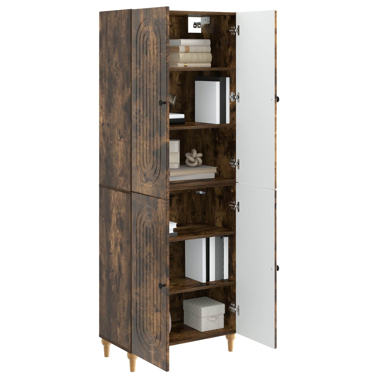 Cabinet Set 2 pcs Engineered Wood