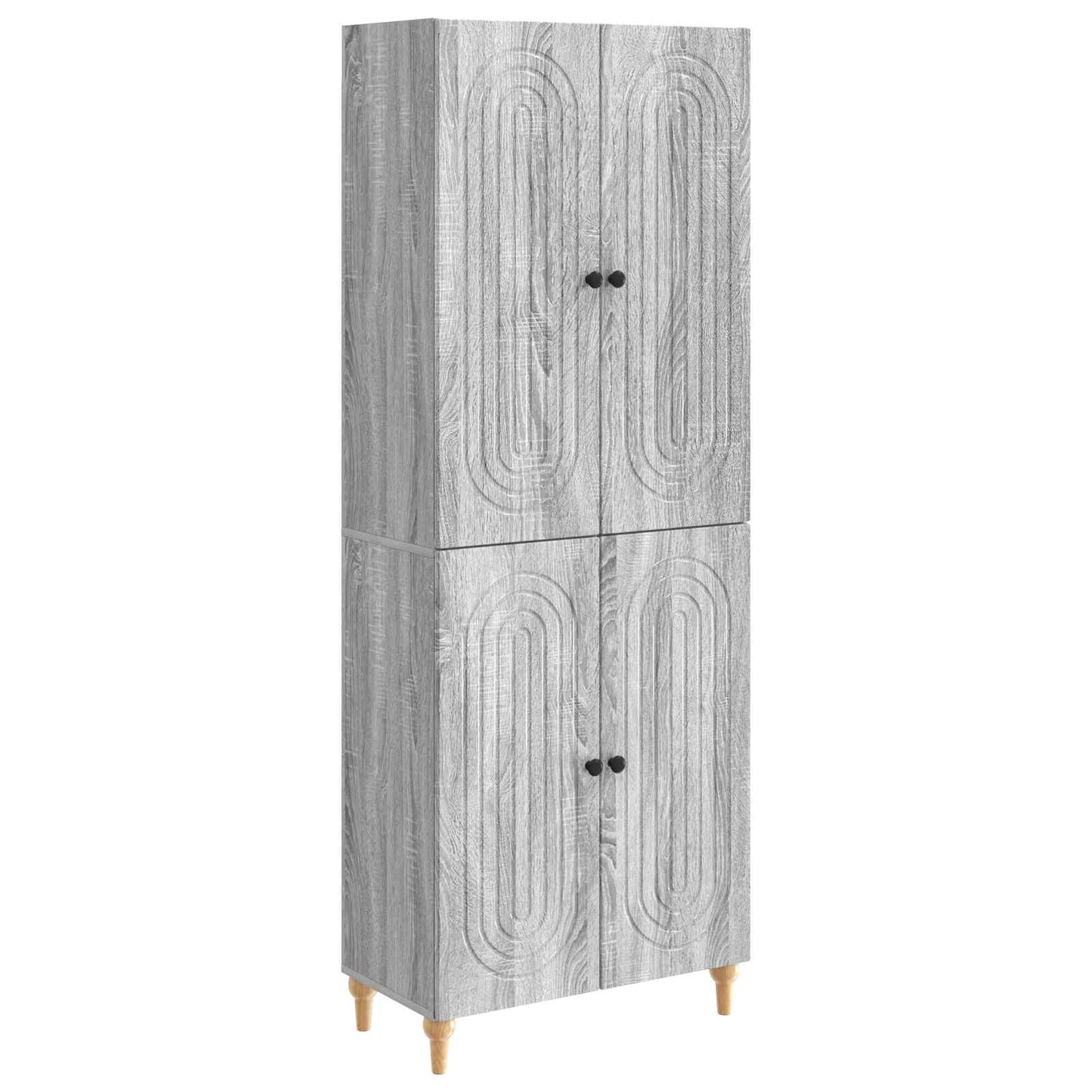 Cabinet Set 2 pcs 66 x 34.5 x 90 cm Engineered Wood