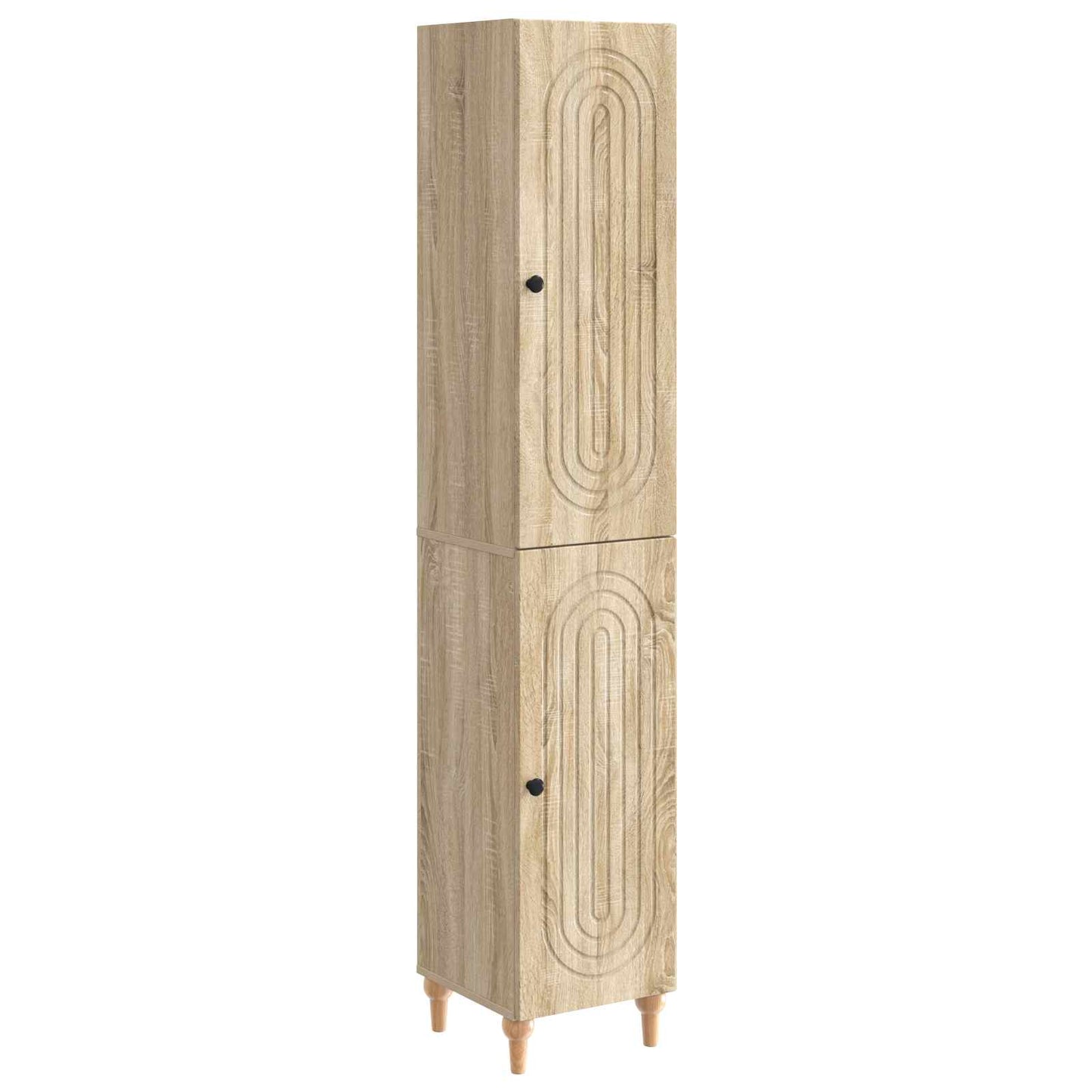 Cabinet Set 2 pcs Sonoma Oak Engineered Wood