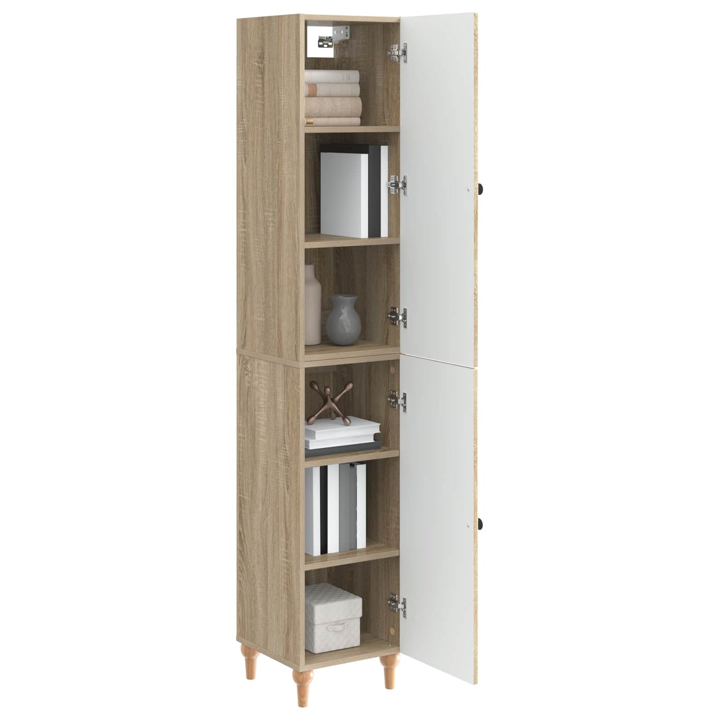 Cabinet Set 2 pcs Sonoma Oak Engineered Wood