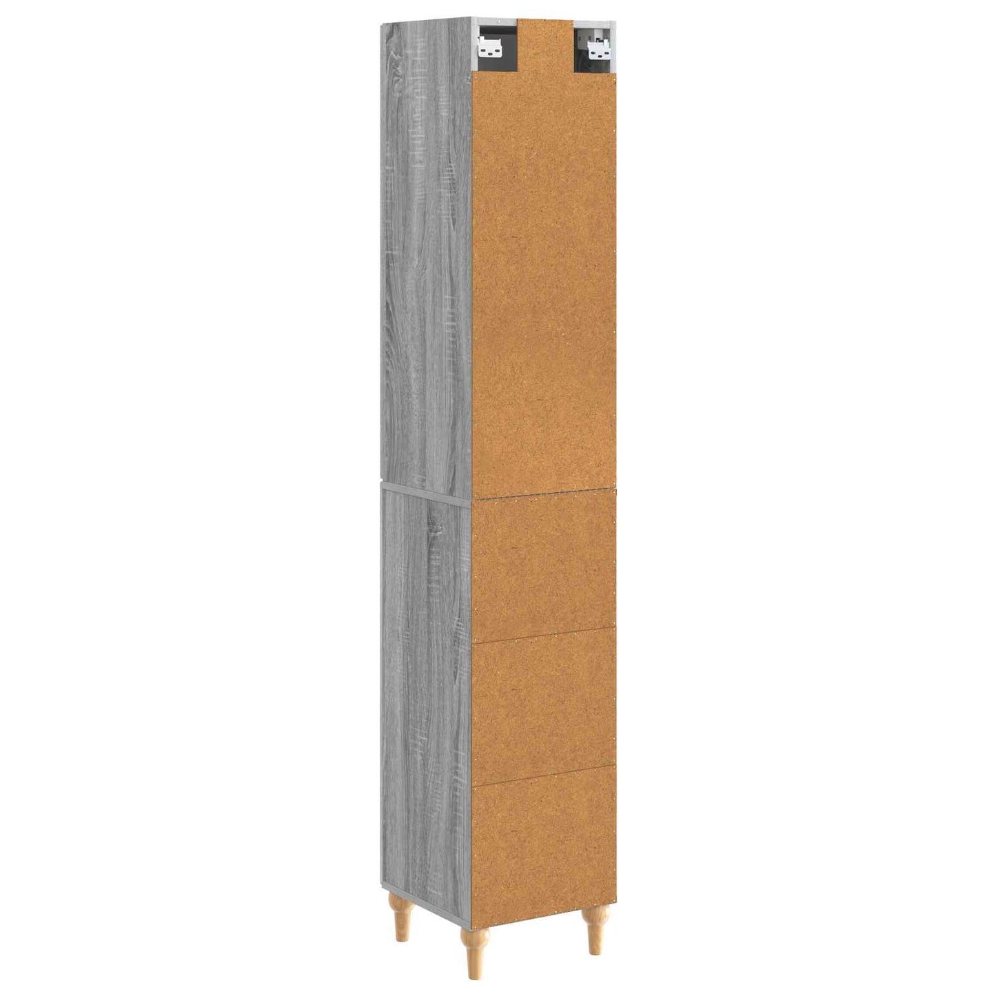 Cabinet Set 2 pcs Grey Sonoma Engineered Wood