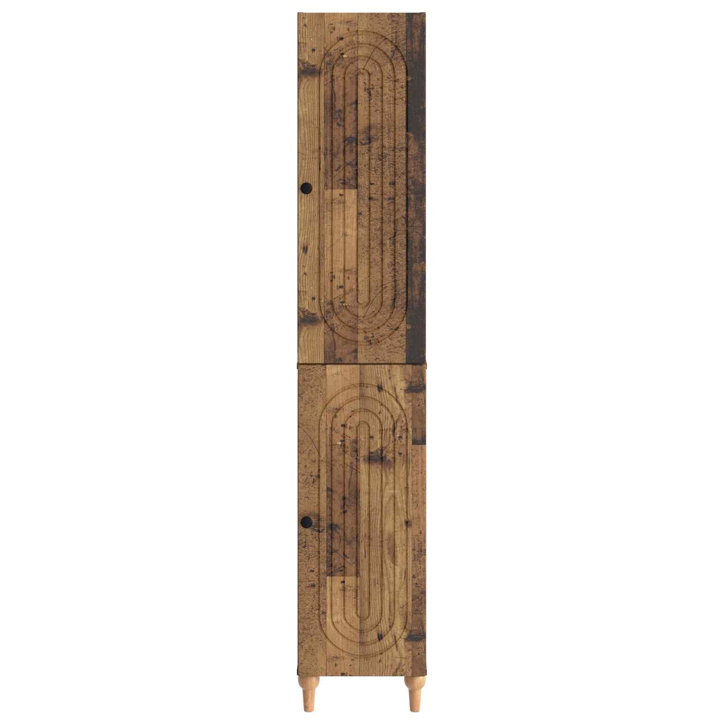 Cabinet Set 2 pcs Old Wood Engineered Wood