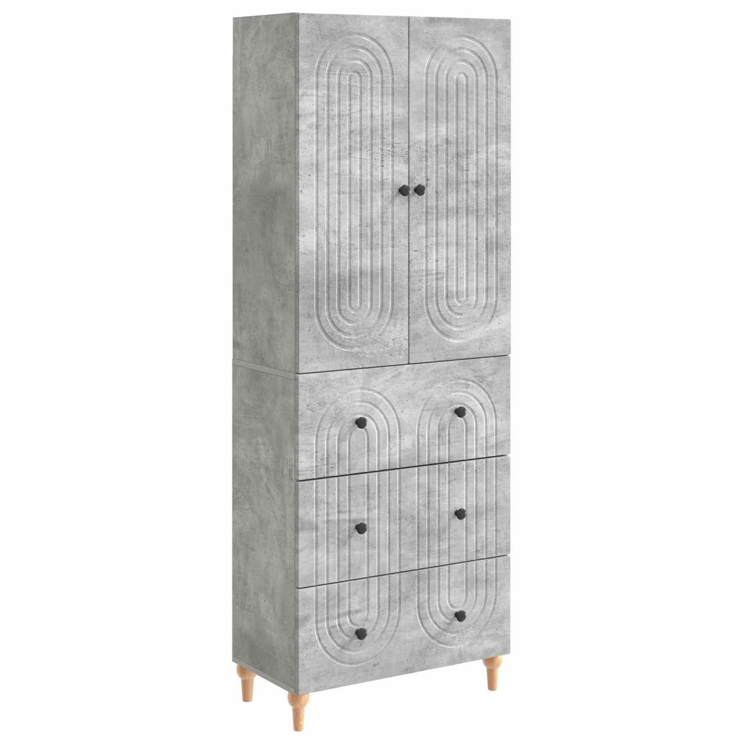 Cabinet Set 2 pcs 66 x 34.5 x 90 cm Engineered Wood