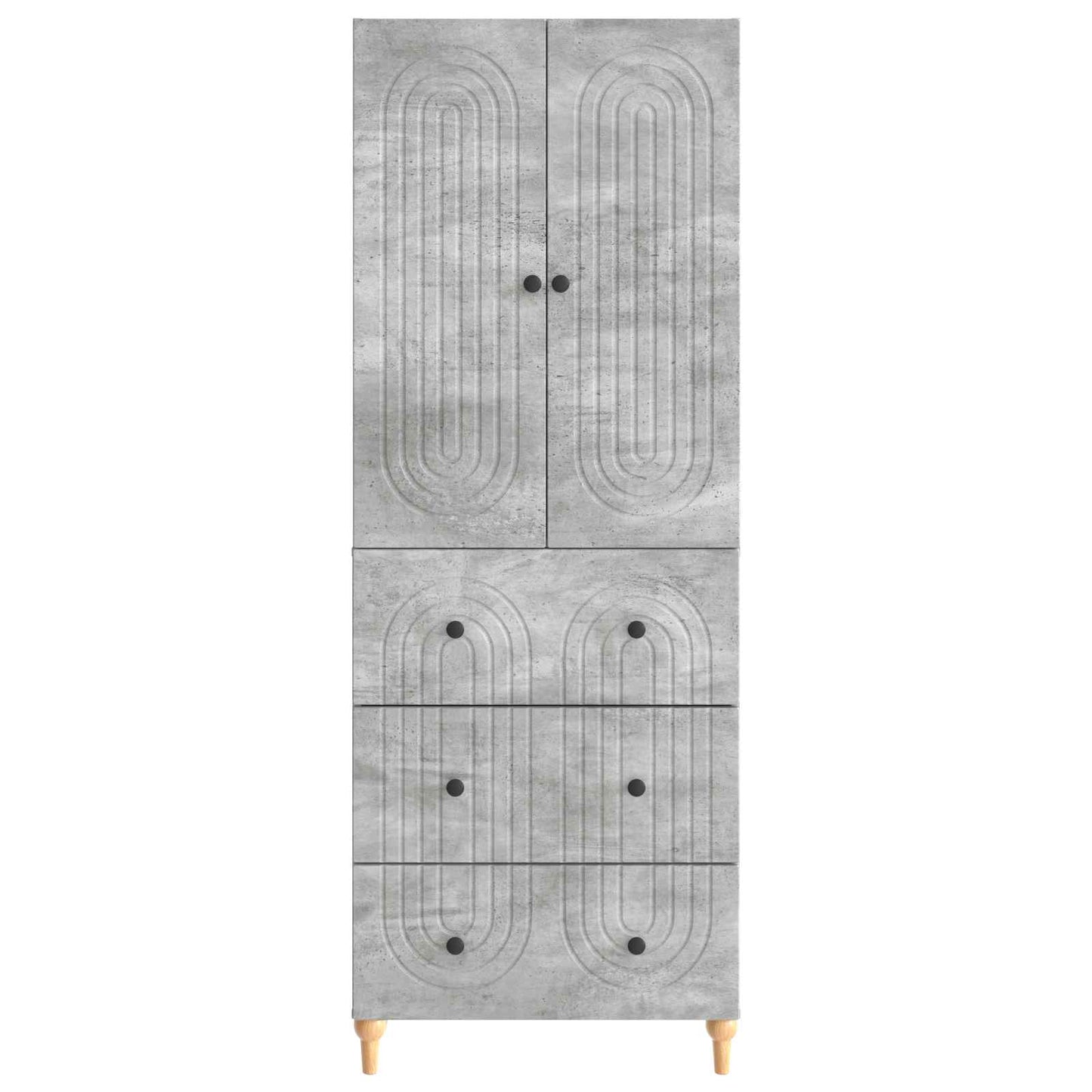 Cabinet Set 2 pcs 66 x 34.5 x 90 cm Engineered Wood