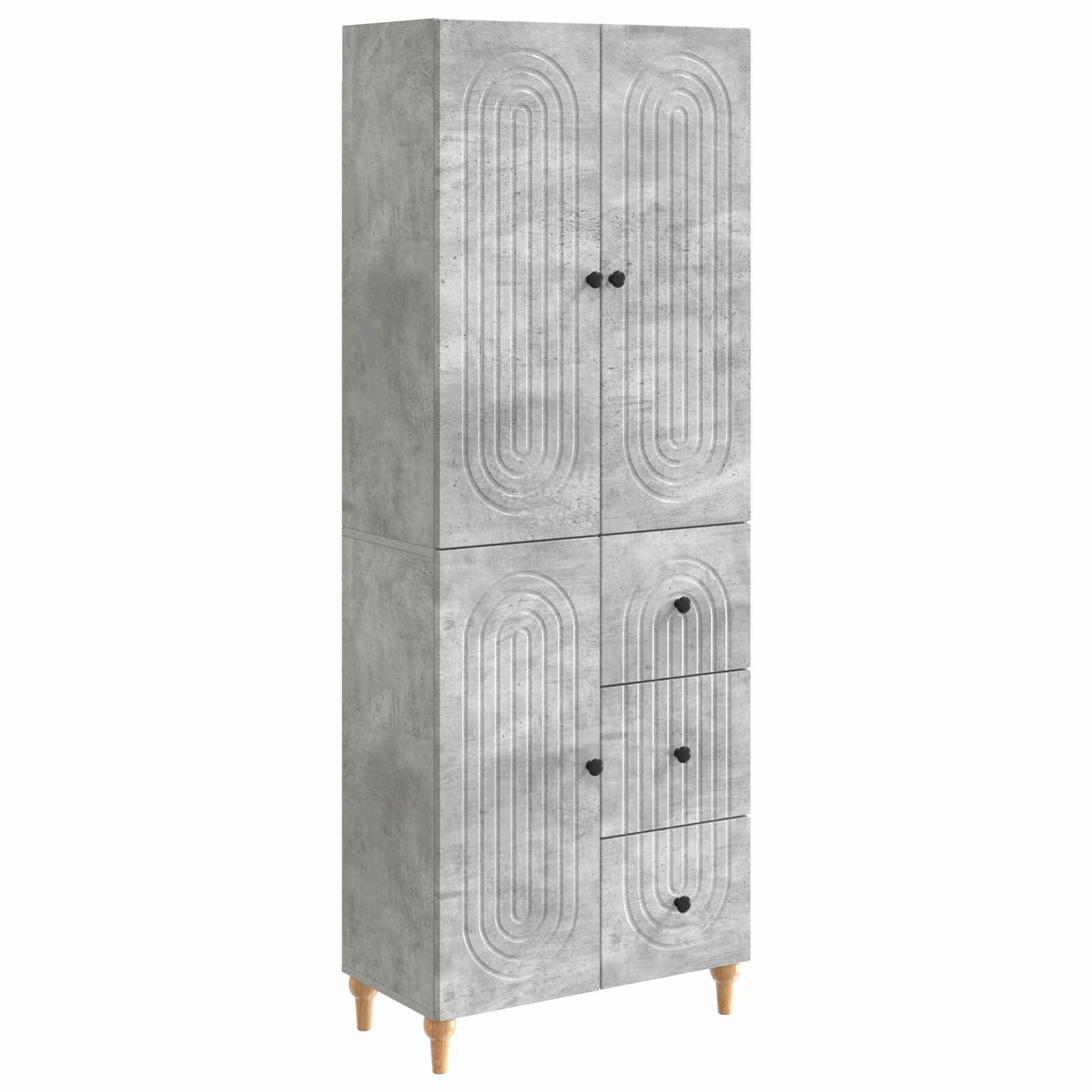 Cabinet Set 2 pcs 66 x 34.5 x 90 cm Engineered Wood